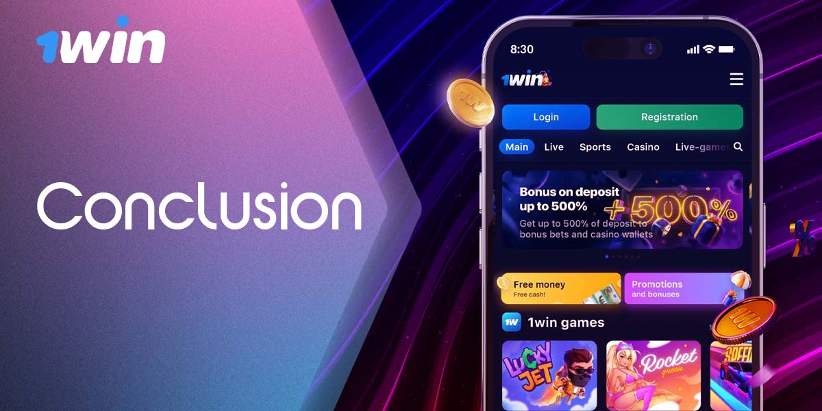 In summary, the 1win mobile application is an excellent choice for sports betting, casino games, and more.